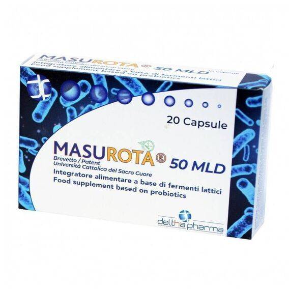 Masurota 50 Mld Integratore Alimentare di Fermenti Lattici 20 Capsule | Acquista Online su Farmaclick
