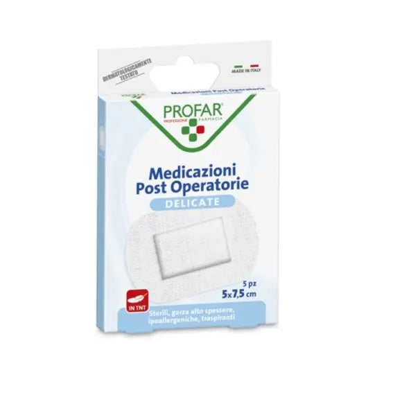Federfarma Medicazioni Post Operatorie Garza Antiaderente 5x7,5 Cm 5 Pezzi | Acquista Online su Farmaclick