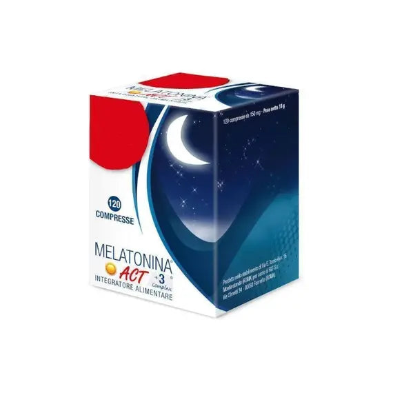Melatonina Act +3 Complex Integratore di Melatonina 120 Compresse | Acquista Online su Farmaclick