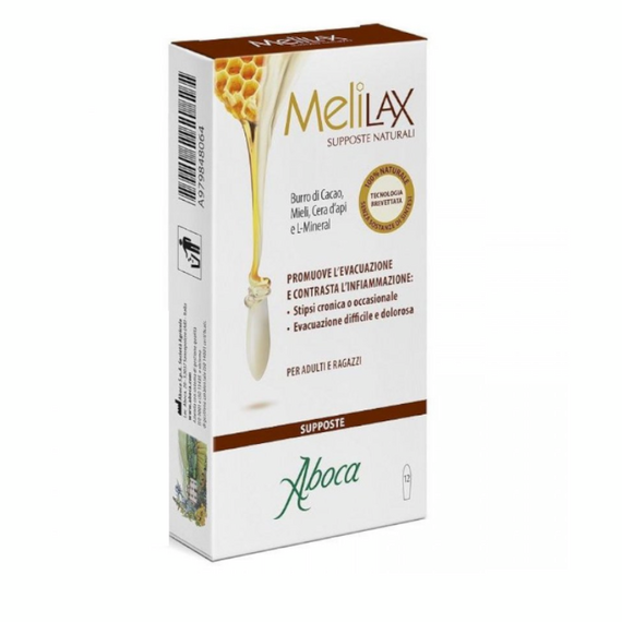 Melilax Supposte Naturali 12 Supposte | Acquista Online su Farmaclick