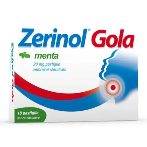 Zerinol Gola 20 Mg 18 Pastiglie Senza Zucchero Gusto Menta | Acquista Online su Farmaclick