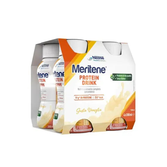 Meritene Drink Gusto Vaniglia 4 Bottiglie da 200 Ml | Acquista Online su Farmaclick