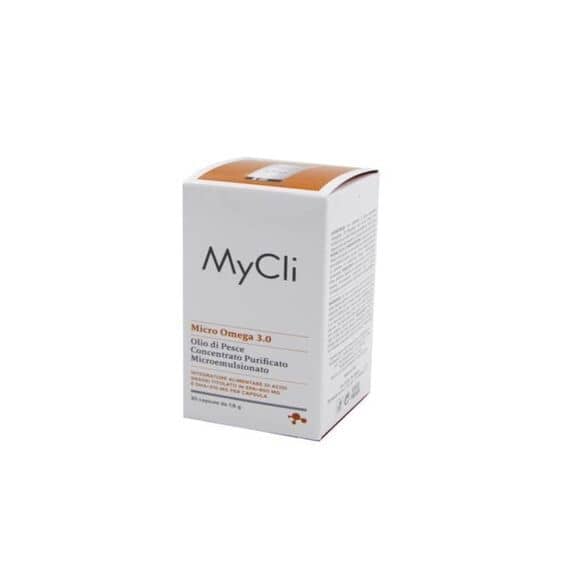 Mycli Micro Omega 3 Integratore Alimentare di Olio di Pesce Concentrato 30 Capsule | Acquista Online su Farmaclick