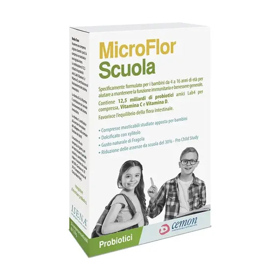 Microflor Scuola Cemon 30 Capsule Masticabili | Acquista Online su Farmaclick
