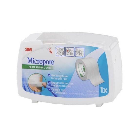 Microspore Professional Care 1 Cerotto in Carta per Pelli Delicate con Dispenser 2.5cmx5m | Acquista Online su Farmaclick