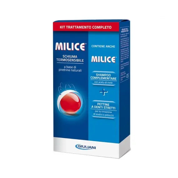 Milice Schiuma Termosensibile per Pidocchi 150ml + Freelice Shampoo a Base di Aceto 80ml + 1 Pettine | Acquista Online su Farmaclick