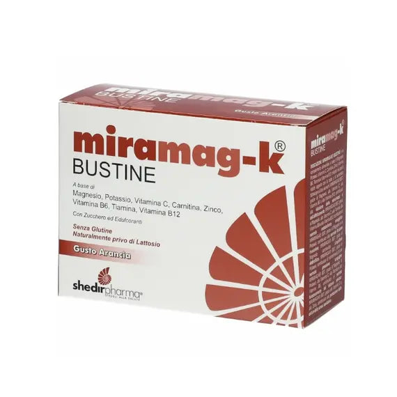 Miramag K Integratore per Stanchezza e Affaticamento 20 Bustine Gusto Arancia | Acquista Online su Farmaclick