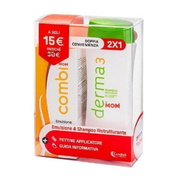 Mom Bipack Terapia Pidocchi Mom Derma 3 Shampoo 250 Ml + Emulsione 100 G | Acquista Online su Farmaclick