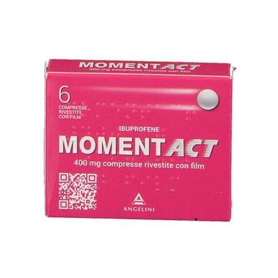 Moment Act 6 Compresse Rivestite da 400 Mg | Acquista Online su Farmaclick