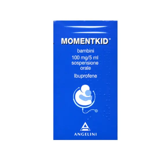 Momentkid Bambini 100 Mg / 5 Ml Sospensione Orale Ibuprofene | Acquista Online su Farmaclick