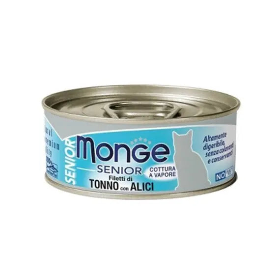 Monge Cat Senior Tonno/ Acciughe | Acquista Online su Farmaclick