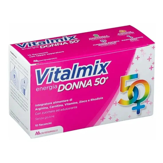 Vitalmix Energia Donna 50+ Integratore Alimentare 10 Flaconcini | Acquista Online su Farmaclick