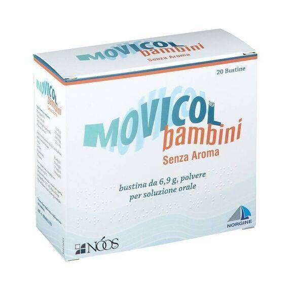 Movicol Bambini Medicinale per la Costipazione Senza Aroma 20 Bustine | Acquista Online su Farmaclick