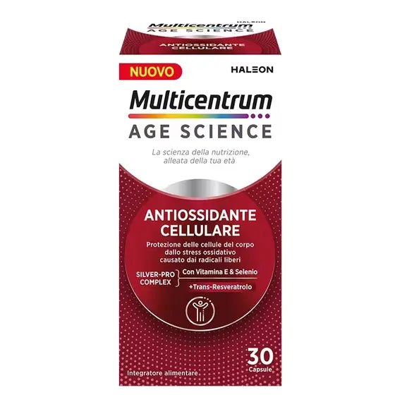 Multicentrum Age Science Antiossidante Cellulare 30 Capsule | Acquista Online su Farmaclick