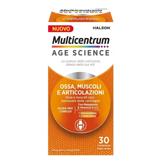 Multicentrum Age Science Ossa Muscoli Articolazioni 30 Compresse | Acquista Online su Farmaclick