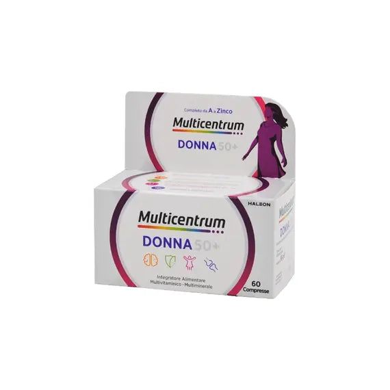 Multicentrum Donna 50+ Multivitaminico Multiminerale 60 Compresse | Acquista Online su Farmaclick