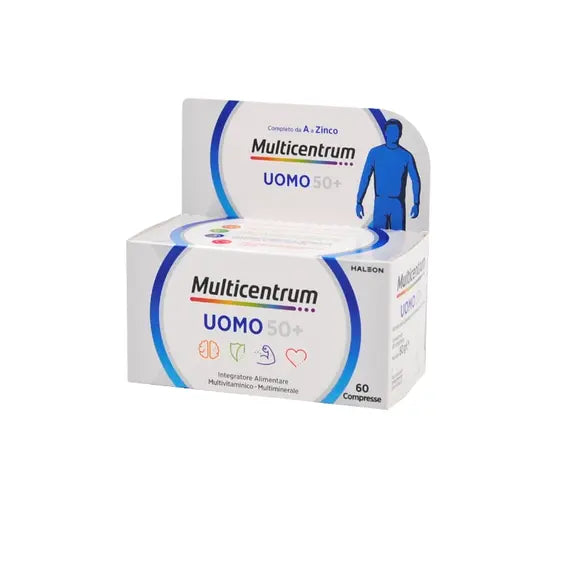 Multicentrum Uomo 50+ Integratore Alimentare 60 Compresse | Acquista Online su Farmaclick