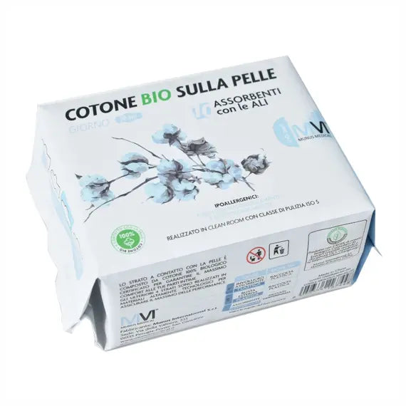 Munus Medical Assorbente Giorno con Ali Cotone Bio Sulla Pelle 10 Pezzi | Acquista Online su Farmaclick