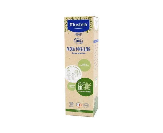 Mustela Family Acqua Micellare Bio All'Olio Di Oliva 400Ml