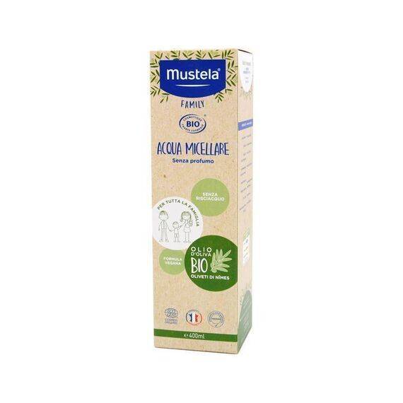 Mustela Family Acqua Micellare Bio All'olio di Oliva 400ml | Acquista Online su Farmaclick
