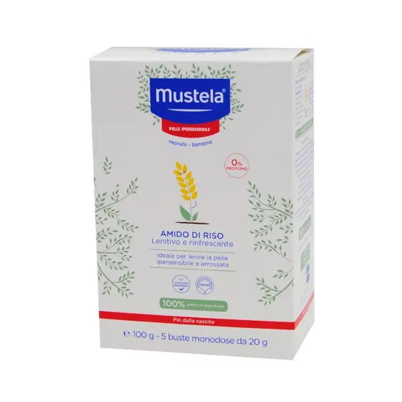 Mustela Amido di Riso 4 Buste 30 Gr | Acquista Online su Farmaclick
