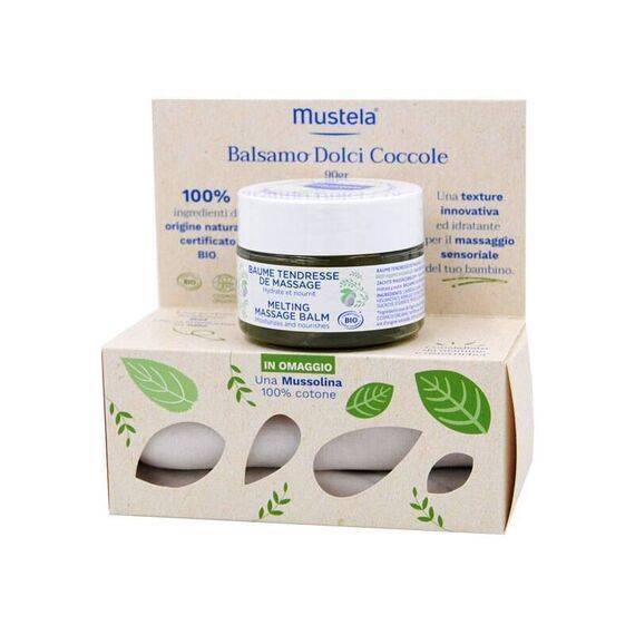 Mustela Balsamo Dolci Coccole 90 G con Mussolina in Cotone in Omaggio | Acquista Online su Farmaclick