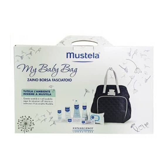 Mustela My Baby Bag Zaino-borsa Fasciatoio + Baby Kit | Acquista Online su Farmaclick