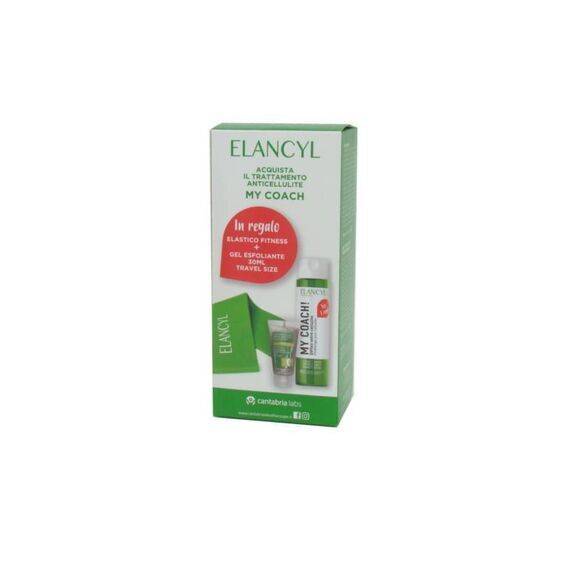 Elancyl My Coach Trattamento Anti Cellulite 200 Ml con Elastico Fitness e Gel Esfoliante 30 Ml in Omaggio | Acquista Online su Farmaclick