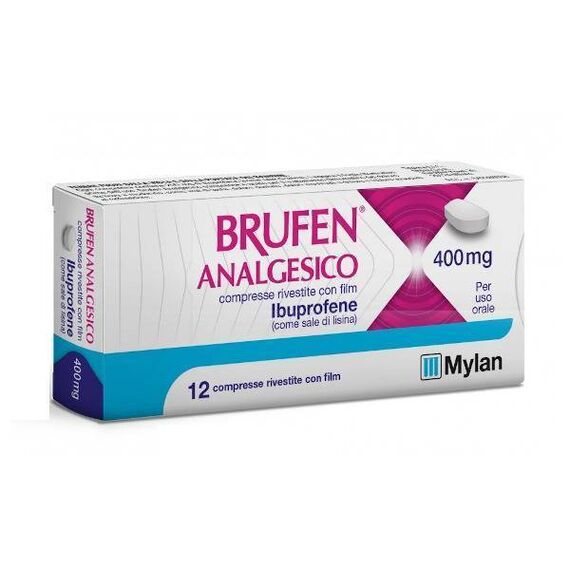 Brufen Analgesico 400 Mg 12 Compresse a Base di Ibuprofene | Acquista Online su Farmaclick