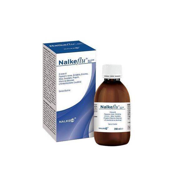 Nalkeflu Soluzione Orale Contro i Disturbi delle Vie Respratorie 200ml + 1bustina | Acquista Online su Farmaclick