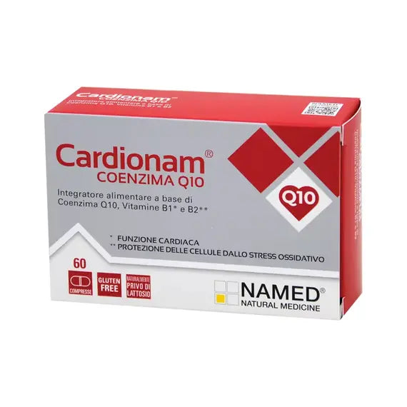 Named Cardionam Coenzima Q10 Integratore Antiossidante 60 Compresse | Acquista Online su Farmaclick