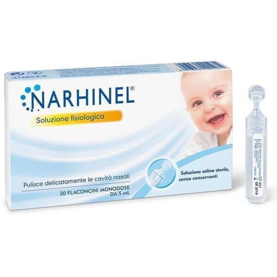 Soluzione Fisiologica per Aspiratore Nasale Narhinel 20 Fiale da 5ml | Acquista Online su Farmaclick