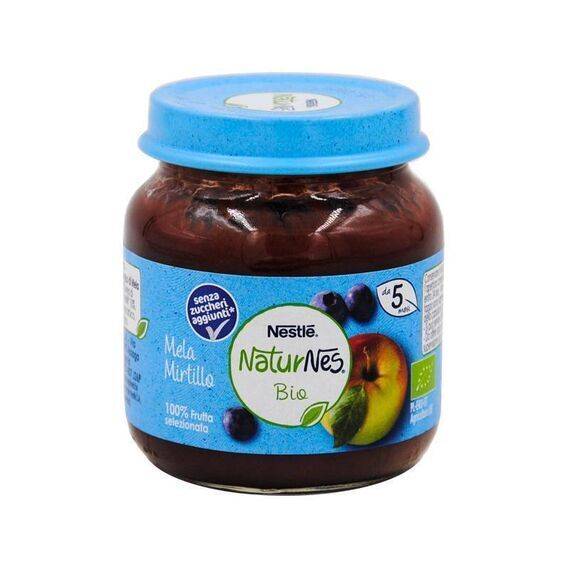 Nestlã¨ Naturnes Bio Omogeneizzato di Mela e Mirtillo 125g | Acquista Online su Farmaclick