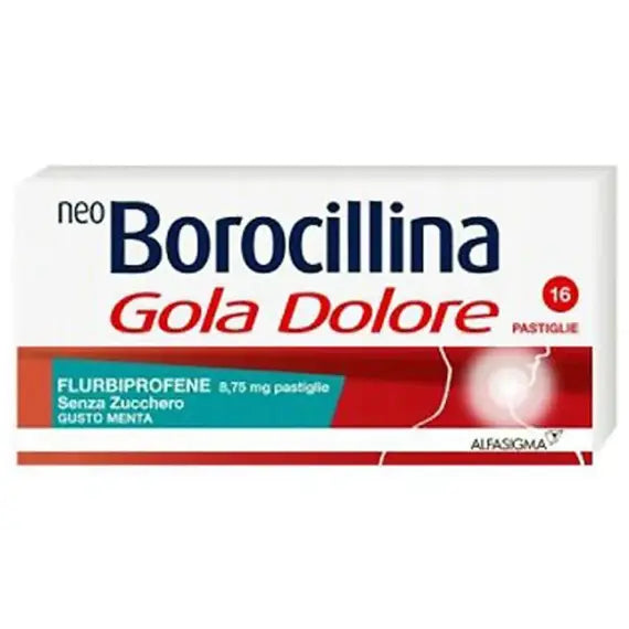 Neo Borocillina Gola Dolore 16 Pastiglie Gusto Menta | Acquista Online su Farmaclick