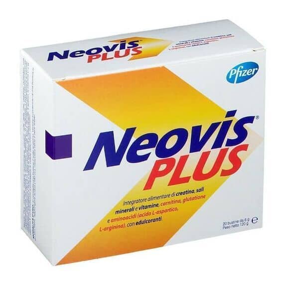 Neovis Plus Integratore per Stanchezza e Affaticamento a Base di Creatina, Sali Minerali e Vitamine 20 Bustine | Acquista Online su Farmaclick