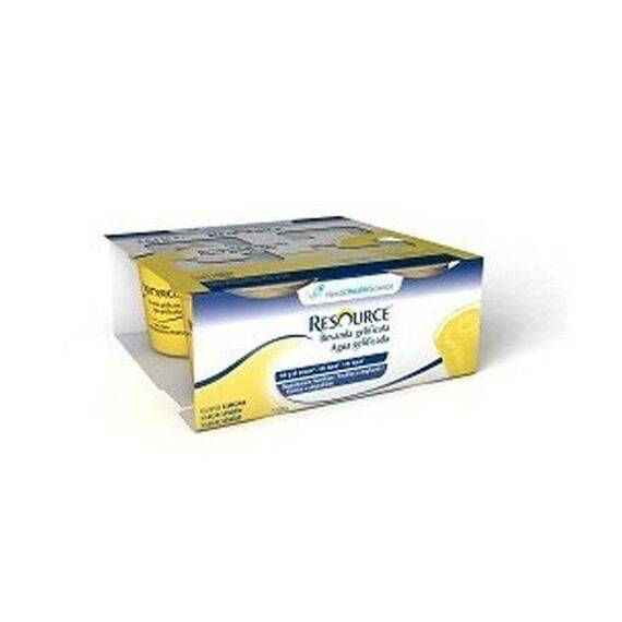 Resource Acqua + Gelificata Limone Supplemento Alimentare Dissetante e Idratante 4x125 Ml | Acquista Online su Farmaclick