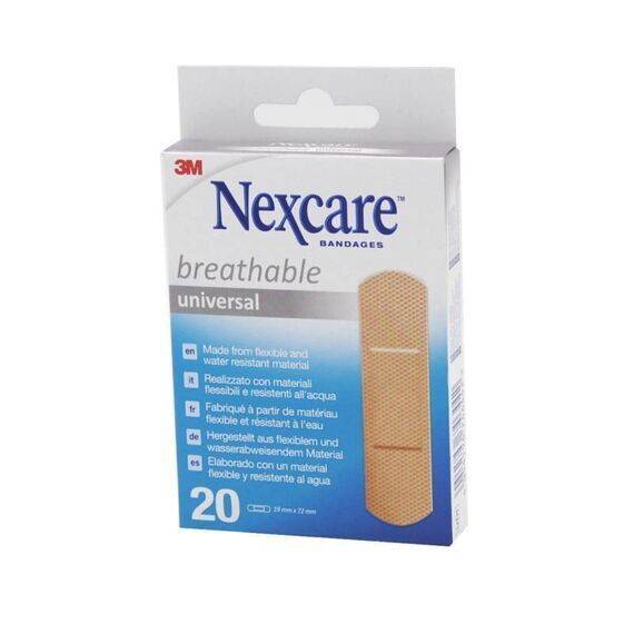 Nexcare Breathable Universal 20 Cerotti Flessibili e Resistenti All'acqua 19 Mm X 72 Mm | Acquista Online su Farmaclick