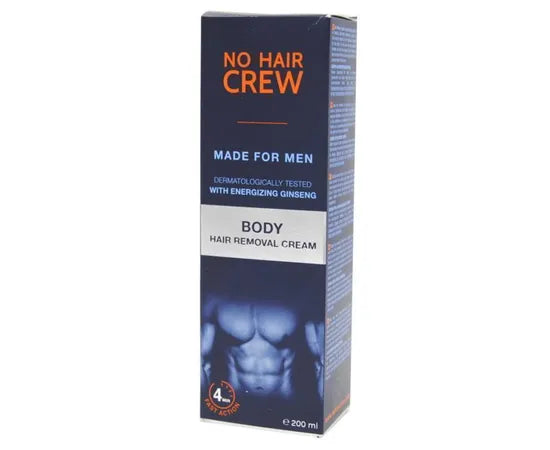 No Hair Crew Haarentfernungscreme für Männer, 200 ml