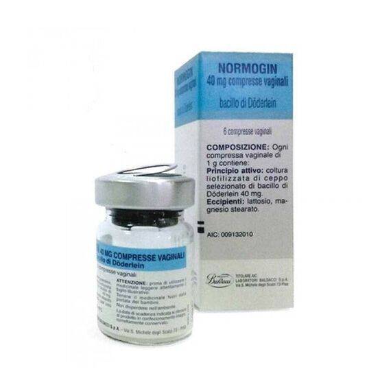 Normogin 6 Compresse Vaginali 40 Mg | Acquista Online su Farmaclick