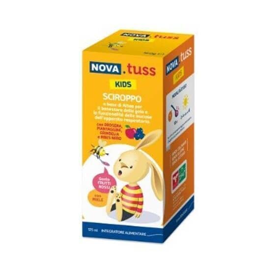 Nova Tuss Kids Sciroppo Integratore per il Benessere della Gola dei Bambini 125 Ml Gusto Frutti Rossi e Miele | Acquista Online su Farmaclick