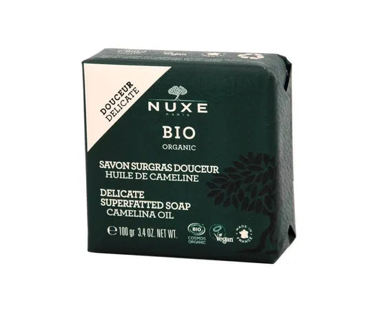 Nuxe Bio Milde Gesichts- und Körperseife 100 g Seifenstück