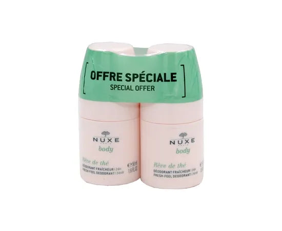 Nuxe Body Rêve de Thé Deodorant 24H Angebot 2 X 50 Ml