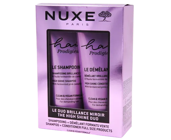 Nuxe Hair Prodigieux Duo-Angebot – Shampoo + entwirrender Balsam für Glanz