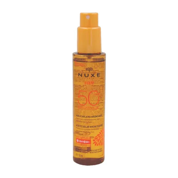 Nuxe Sun Olio Abbronzante Viso e Corpo Spf50 150 Ml | Acquista Online su Farmaclick