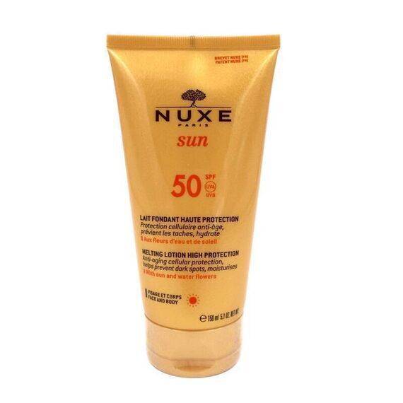 Nuxe Sun Latte Fondente Spf50 Protezione Solare Alta Viso e Corpo 150 Ml | Acquista Online su Farmaclick