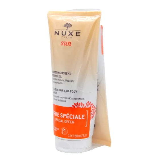 Nuxe Sun Shampoo Doccia Dopo Sole 2 X 200 Ml | Acquista Online su Farmaclick