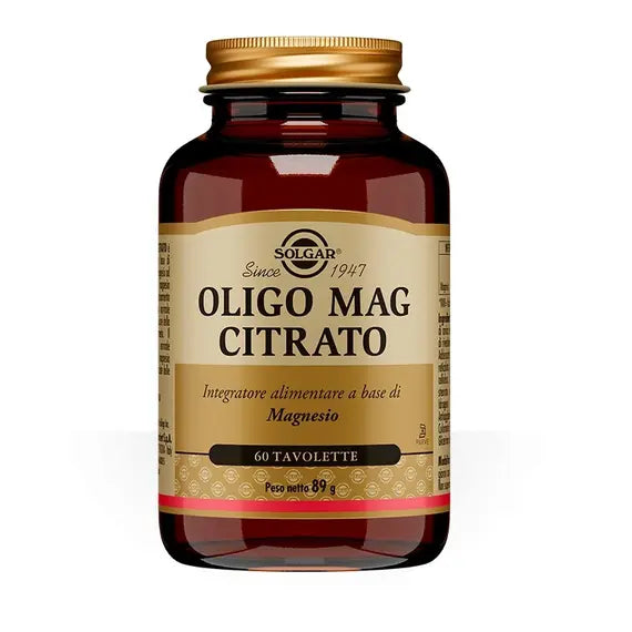 Solgar Oligo Mag Citrato Integratore Alimentare 60 Tavolette | Acquista Online su Farmaclick