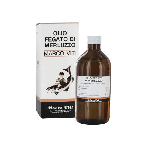 Olio di Fegato di Merluzzo Farmacopea Ufficiale 500 Ml | Acquista Online su Farmaclick