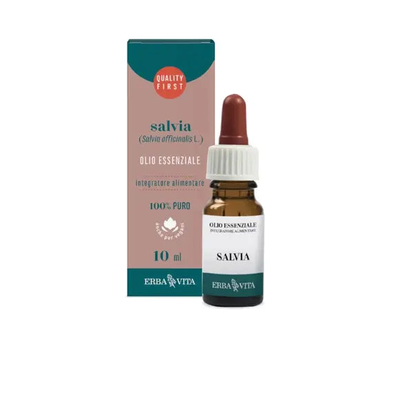 Erbavita Salvia Olio Essenziale 10 Ml | Acquista Online su Farmaclick