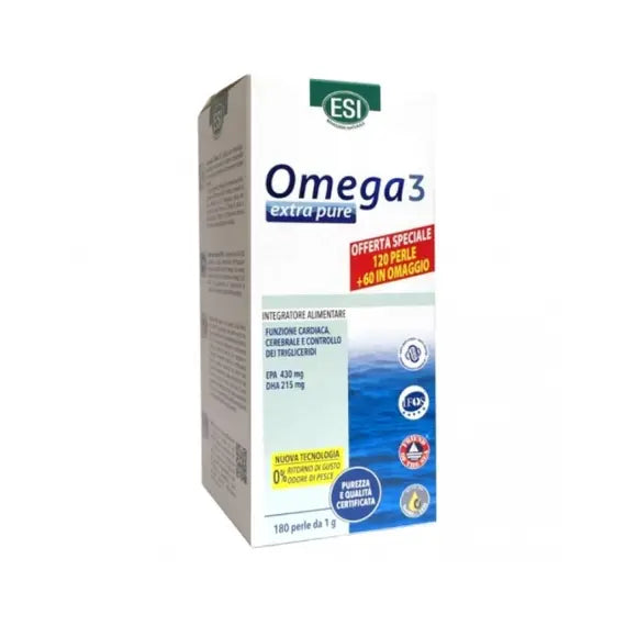 Esi Omega 3 Extra Pure Integratore 180 Perle | Acquista Online su Farmaclick
